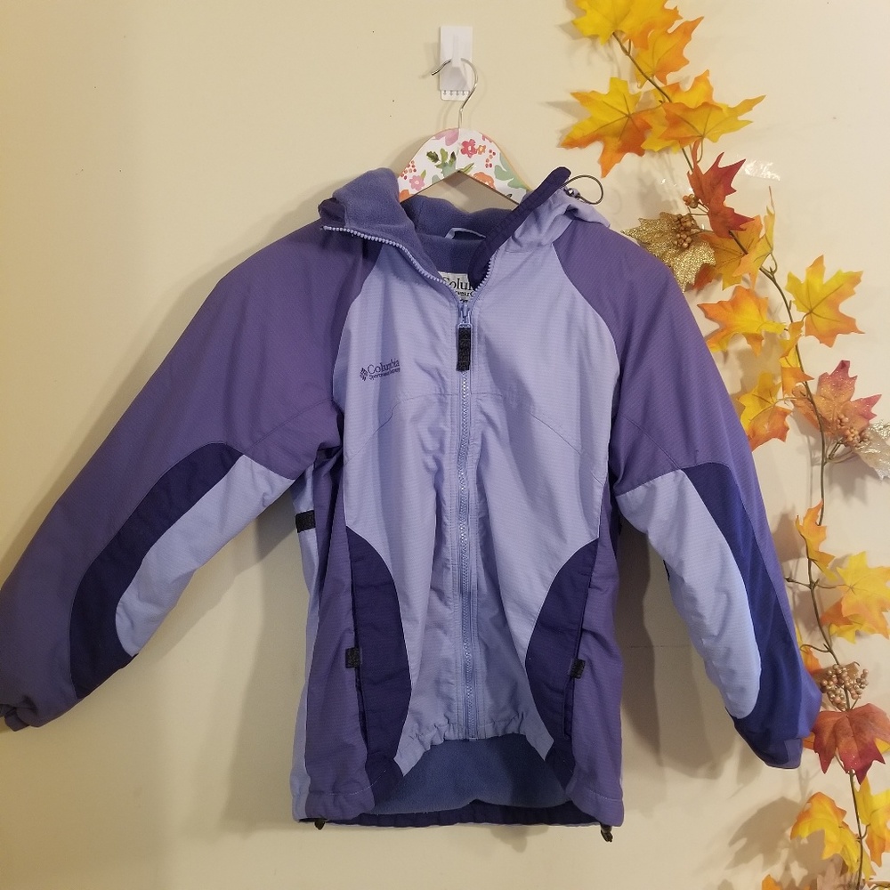Columbia Purple Jacket Coat Small